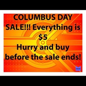 TODAY ONLY SALE! EVERYTHING IS $5!!